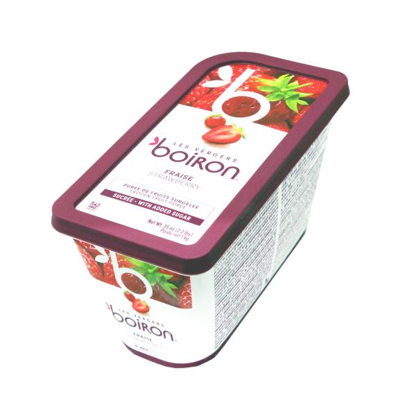 厳選された果実を使った、こだわりのイチゴピューレです。ムースやゼリー、アイスなどにお使いください！