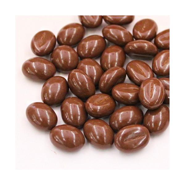コーヒー豆の形をしたコーヒー味のチョコレートです。ケーキやアイスクリームなどのトッピングにどうぞ。コーヒー豆は入っていません。