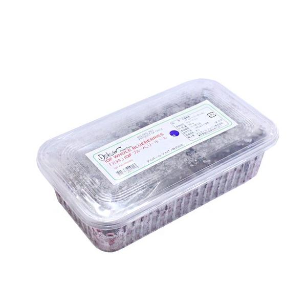 甘味が強く瑞々しい果実味を持つ大粒のブルーベリーです。厳選した上質の完熟ブルーベリーのみを使用。保形性に優れ離水が少ないためデコレーションにも使用可能です。