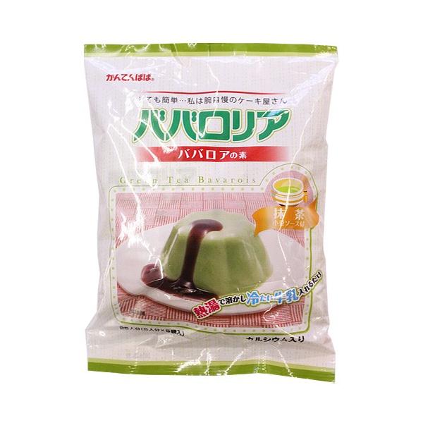 熱湯で溶かし冷たい牛乳を入れるだけ！お手軽に抹茶ババロアが楽しめます。【65mlカップ25個分】