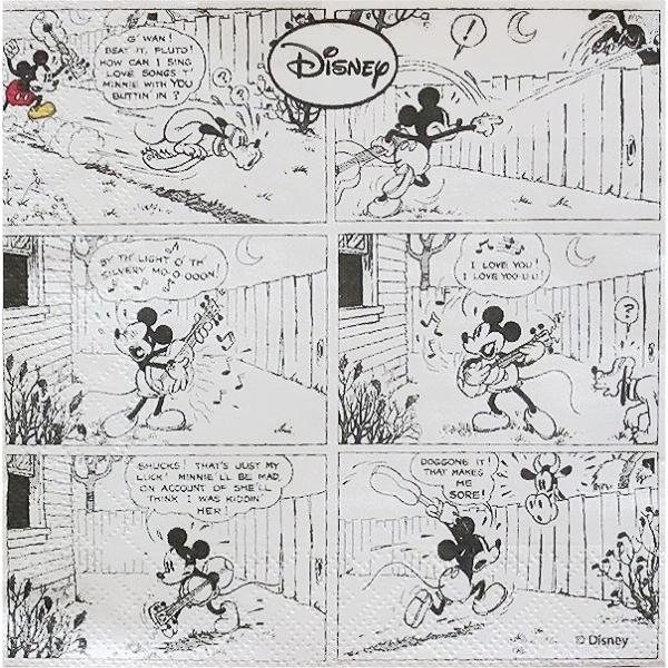 2枚1セット ディズニー Disney ミッキーマウス コミック柄 ペーパーナプキン 紙ナフキン デコパージュ Mickey 009 Ccpopo シーシーポポ Yahoo 店 通販 Yahoo ショッピング