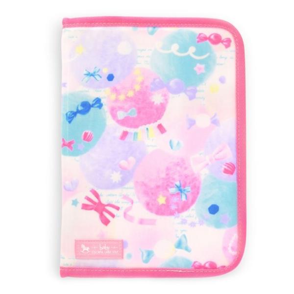 他サイト： /母子手帳ケース ファスナータイプ ふわふわキュートなキャンディポップ 母子手帳カバー 赤ちゃん ベビー ゆうパケット配送の商品画像