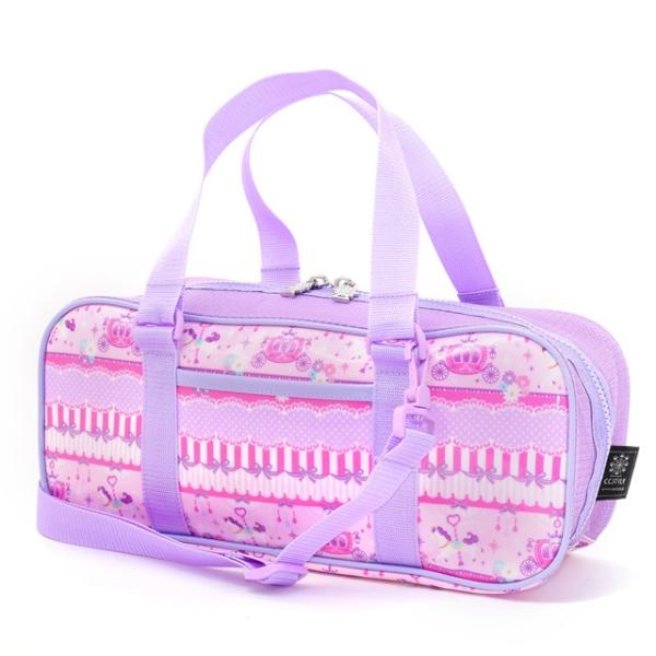 画材・絵の具バッグ レースチュールとメリーゴーランド ピンク 絵の具バッグのみ 絵の具バッグ 単品