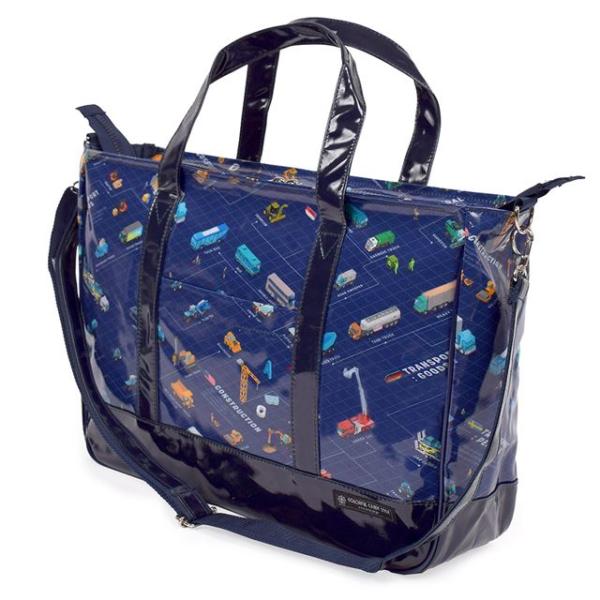 COLORFUL CANDY STYLE レッスンバッグ マチ付きファスナー クルマ社会