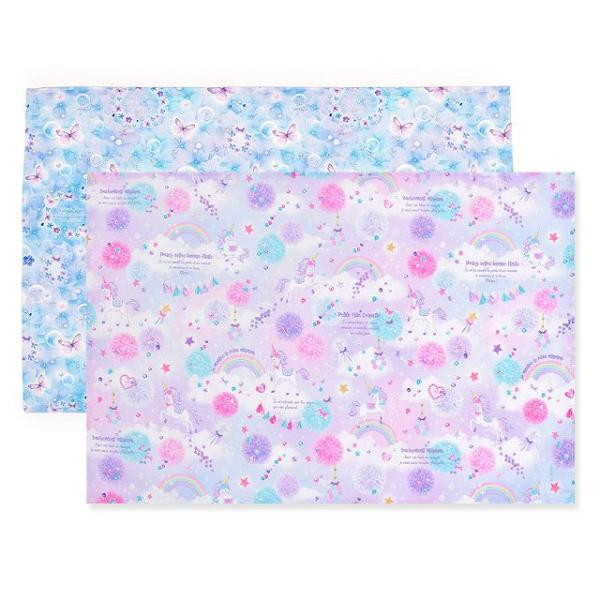 蝶屋敷 ランチョンマットセット ランチョンマット KIRI Place Mat（2枚組）【ブラック】《1枚の