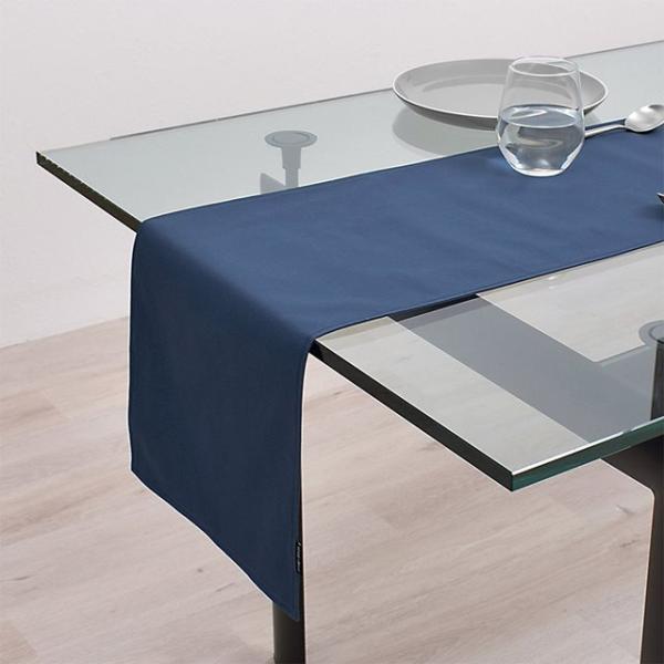 Khooti テーブルランナー 180 x 30 cm ネイビーブルー　イビー Khooti テーブルランナー 180 x 30 cm ネイビーブルー イビー - メルカリ