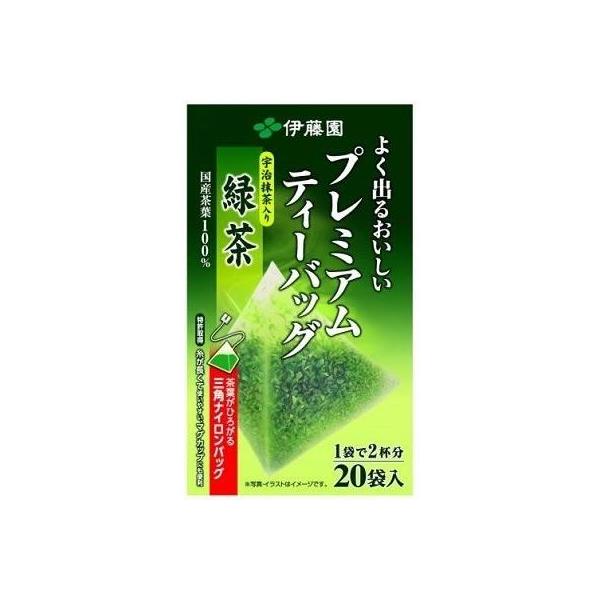 伊藤園 プレミアムティーバッグ 抹茶入り緑茶 20袋 お茶 緑茶 りょくちゃ 通販 ティーパック