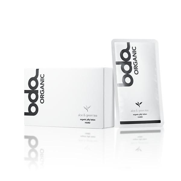 他サイト： bda ORGANIC ビーディーエーオーガニック オーガニック ジェリーローション ハード アロエ＆グリーンティ カード型 10g×5枚入り (メール便送料無料) ローションの商品画像
