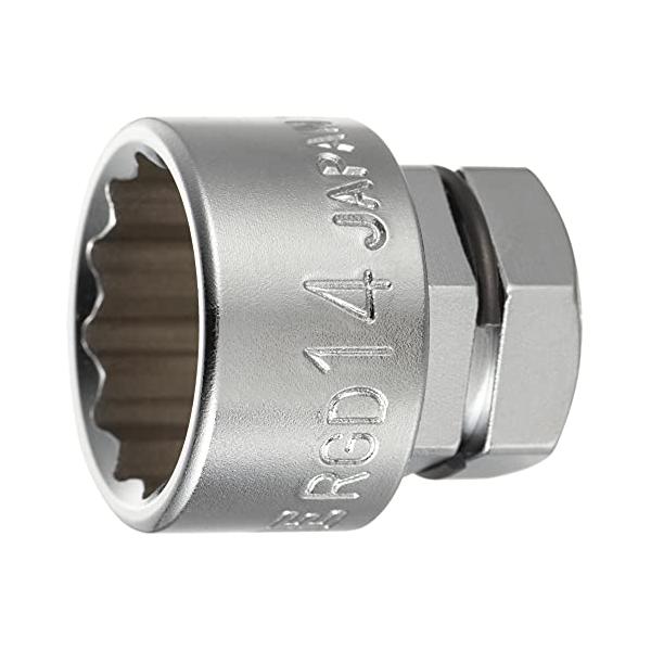 トネ(TONE) ソケット(12角・めがねレンチ用) HPRGD-14 二面幅14mm