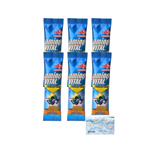 味の素 アミノバイタル アクティブファイン グレープフルーツ味 顆粒 6本 アミノ酸 2200mg BCAA コンディショニング オリジナルポケ