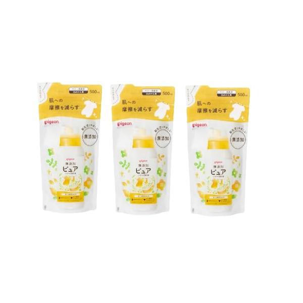 【まとめ買い】ピジョン ベビーランドリー ベビーソフター 詰替用 500ml×3個