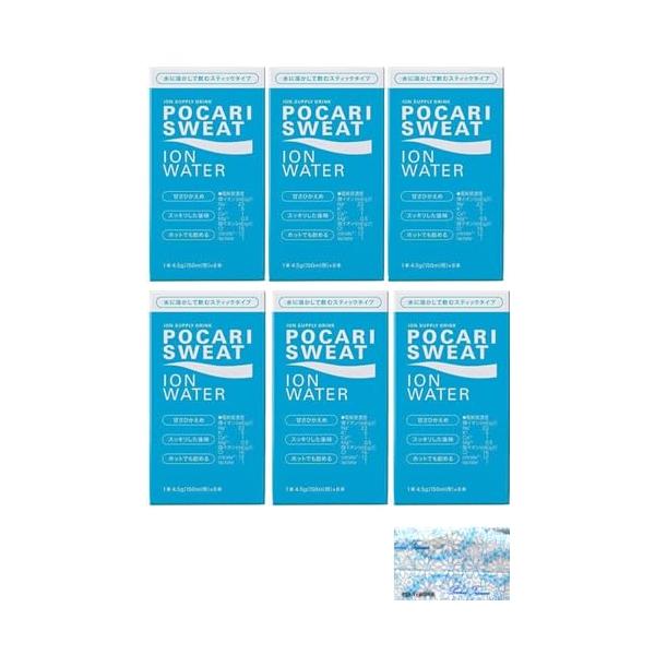 大塚製薬 ポカリスエット POCARI SWEAT ION WATER イオンウォーターパウダー180ml用・8本入り × 6箱（計48本） オ