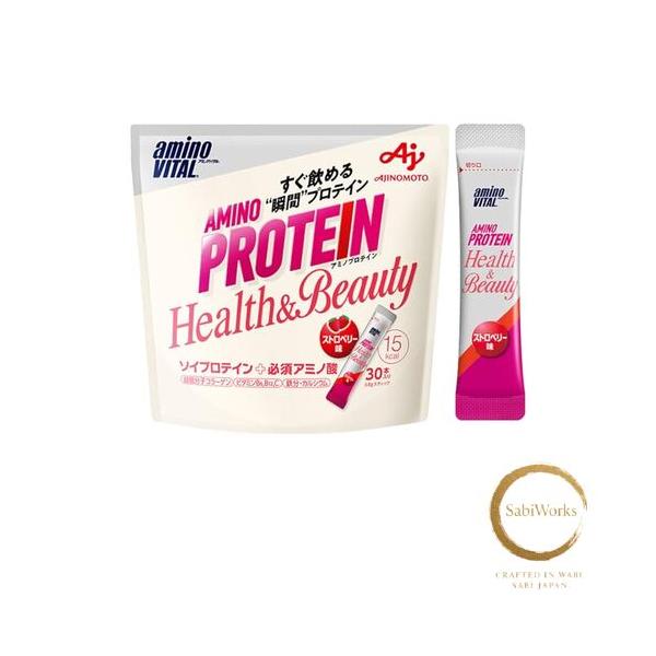 アミノバイタル 味の素 アミノプロテイン for woman ストロベリー味 スティック 30本入パウチ アミノ酸 BCAA EAA ソイプロテ