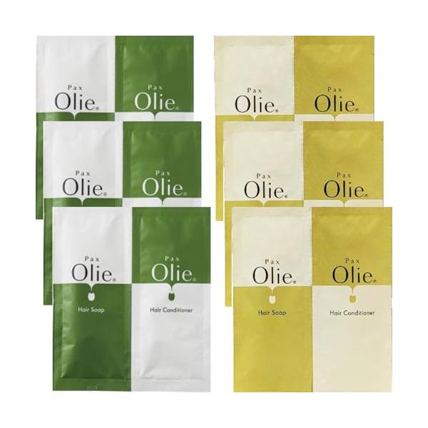 太陽油脂PAX Olie パックスオリー ヘアソープ&ヘアコンディショナー（シトラス&ハーブの香り/スパイシートワイライトの香り：各15ｍL+1