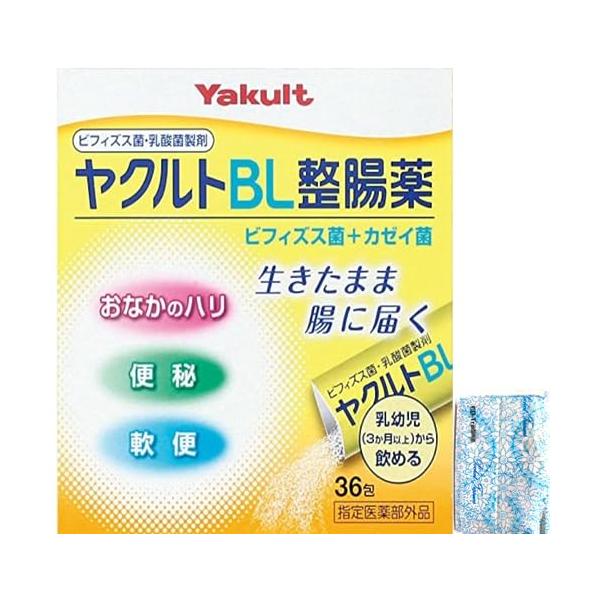 ヤクルト BL整腸薬 36包 × 1個セット 指定医薬部外品 オリジナルポケットティッシュ付