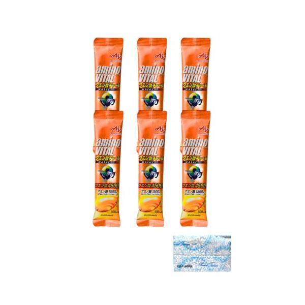 味の素 アミノバイタル クエン酸チャージウォーター レモン味 6本 クエン酸 4500mg アミノ酸 1500mg BCAA スポーツドリンク