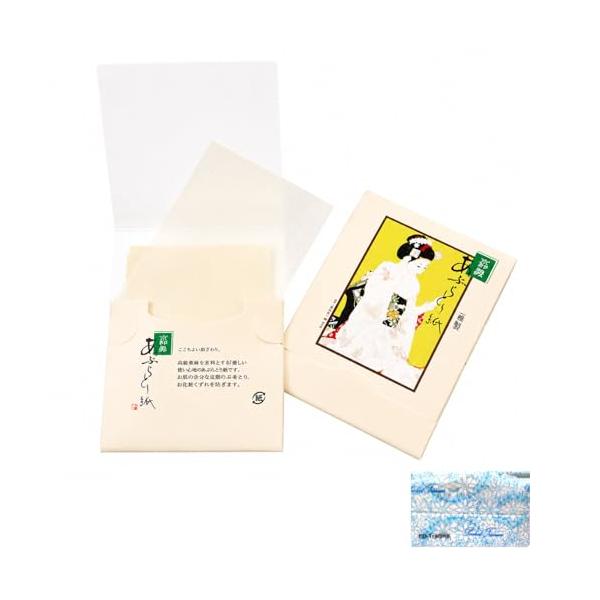 あぶらとり紙 まいこ化粧Ｎ 100枚入 ×10個セット 合計1000枚 メイクの上から使える 皮脂吸収紙 携帯用 和風デザイン 日本製 茶紙 オ