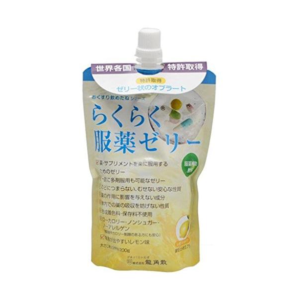 （まとめ）龍角散 服薬ゼリー らくらく服薬ゼリー （1）チアパック 1袋【×20セット】