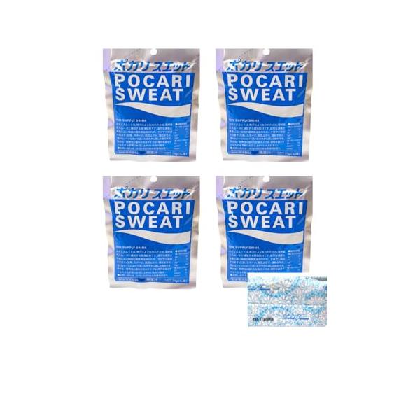 大塚製薬 ポカリスエット 粉末 パウダー 1L用 74g x 4個 オリジナルポケットティッシュ付き スポーツドリンク 熱中症