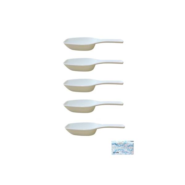 計量スプーン 15ml × 5個セット 短い 大さじ (短柄 平先 平底) 水15g 15cc オリジナルポケットティッシュ付き