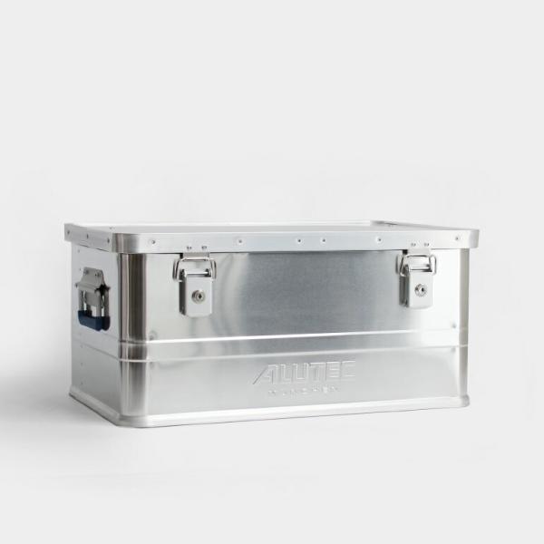 アルミコンテナ 収納 ボックス 48L フタ 持ち手 スタッキング