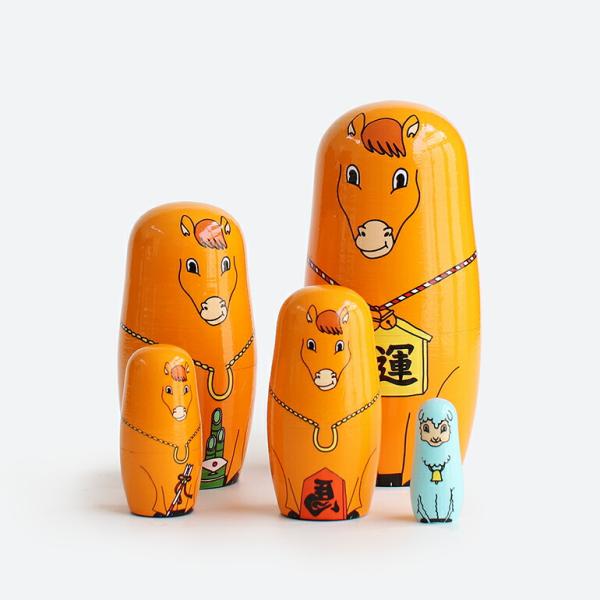 DETAIL（ディテール） マトリョーシカ 干支 2026年 午 馬 縁起物