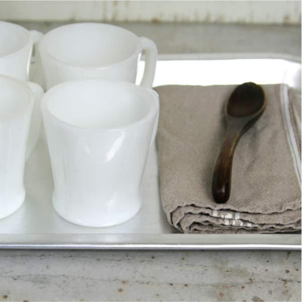 アルミトレー 給食バット カフェトレイ 角盆 アルミ シルバー 軽量