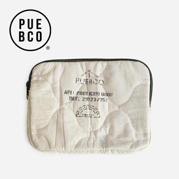 タブレットケース ラップトップケース  13インチ PUEBCO プエブコ おしゃれ キルト QUILTED LAPTOP CASE / 13