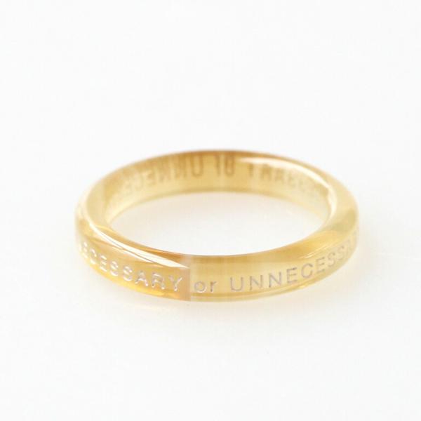 ボタンリング♡ NECESSARY or UNNECESSARY（ネセサリーオアアンネセサリー） 指輪