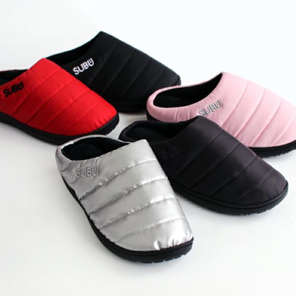 サンダル SUBU スブ  秋冬 ダウン 暖かい アウトドア ルームシューズ 室内履き 撥水 起毛 リラックス 収納袋 ORIGINALS F-LINE(全5色)
