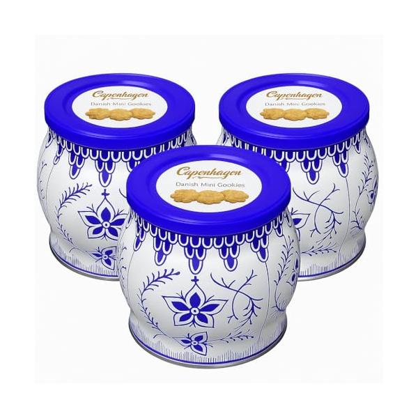 コペンハーゲン ダニッシュミニクッキー 3缶セット 250g×3 缶入り