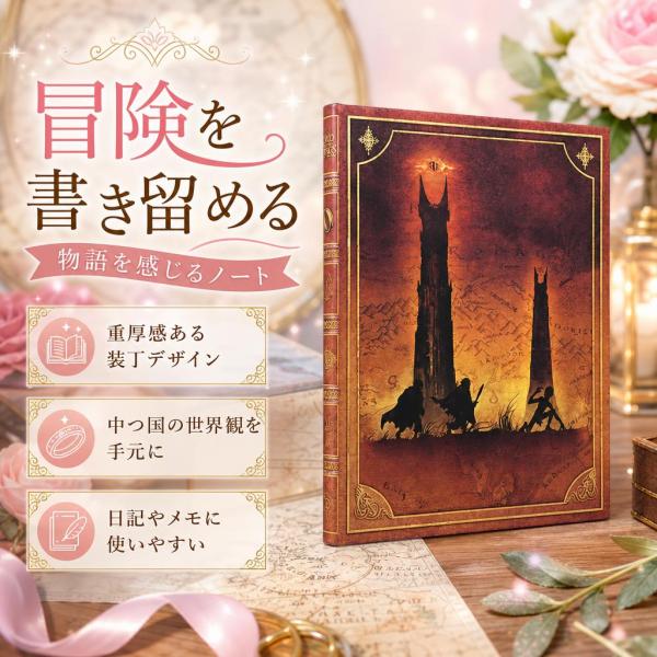 Paperblanks ペーパーブランクス ロード・オブ・ザ・リング コレクション 冒険は続く ノート 144ページ PB2349-5