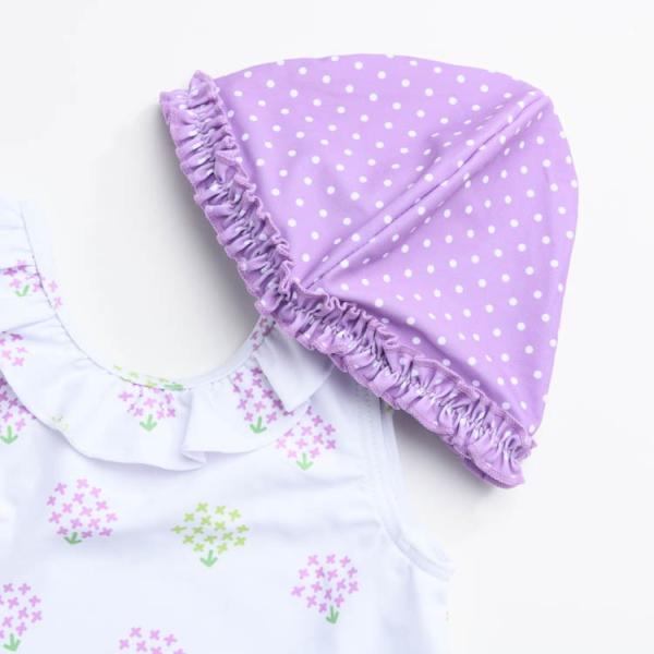 Sandia サンディア 子供水着 女の子 あじさいワンピース キャップ付き ベビー水着 キッズ水着 水着 Uvカット Buyee Buyee 日本の通販商品 オークションの代理入札 代理購入
