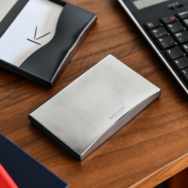 ジョージジェンセン　テーブルカードホルダー　４個セット Georg Jensen（ジョージ ジェンセン） カードホルダー コンノ ギフト