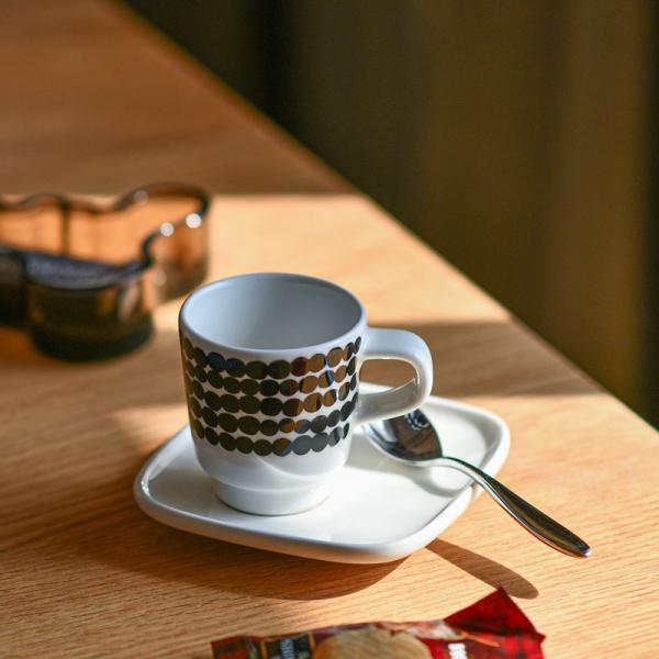 ドット柄 エスプレッソカップ ソーサー 2枚目