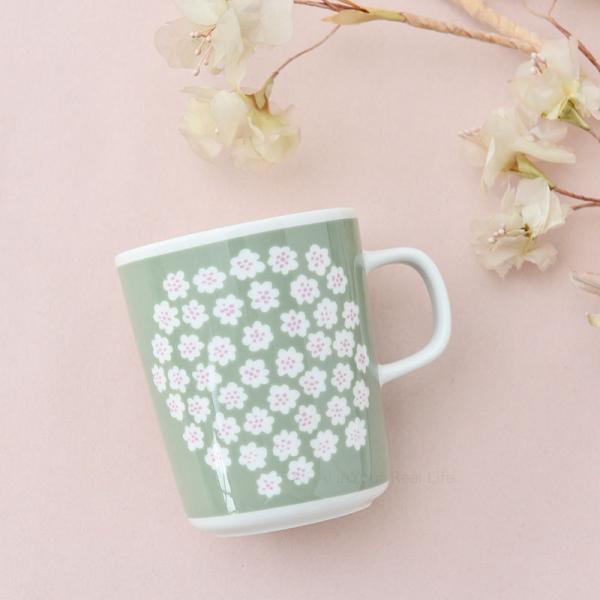 マリメッコ マグカップ 250ml プケッティ グリーン 日本限定 marimekko PUKETTI :68354-82-850:RAIRAI(ライライ) 通販 Puketti マグカップ