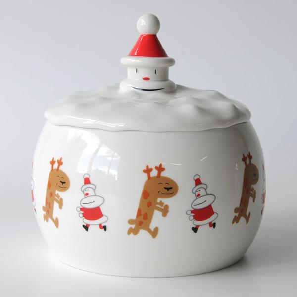 【廃盤品・希少】 アレッシィ ビスケットボックス レットイットスノー ALESSI FIGURE Let it snow AMGI30 お菓子入れ 食器 フィギュア クリスマス 送料無料