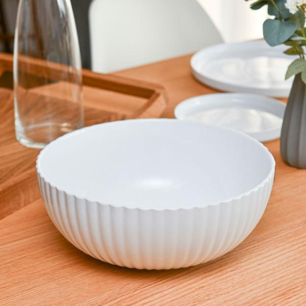 セール20%OFF ジョージジェンセン サラダボウル 26cm ベルナドッテ Georg Jensen BERNADOTTE ホワイト 白 おしゃれ 送料無料
