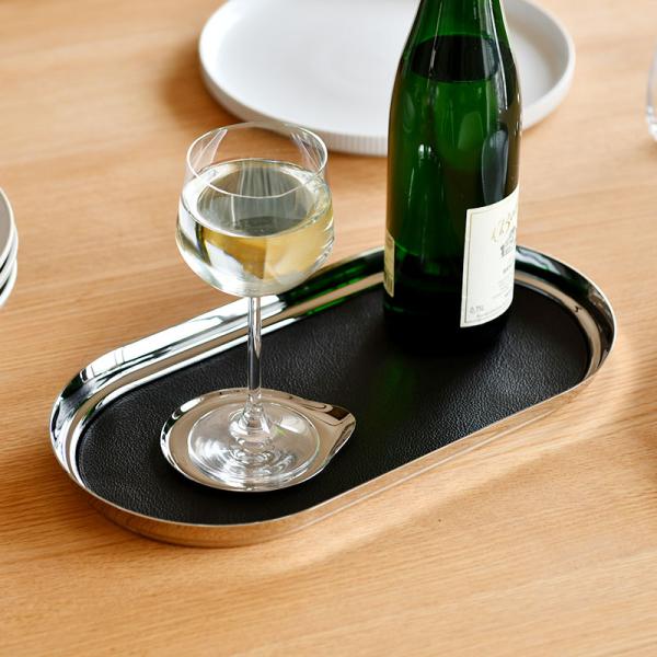 マンハッタン(MANHATTAN) トレイ (レザー付) Georg Jensen（ジョージ ジェンセン） トレイ レザー付 マンハッタン