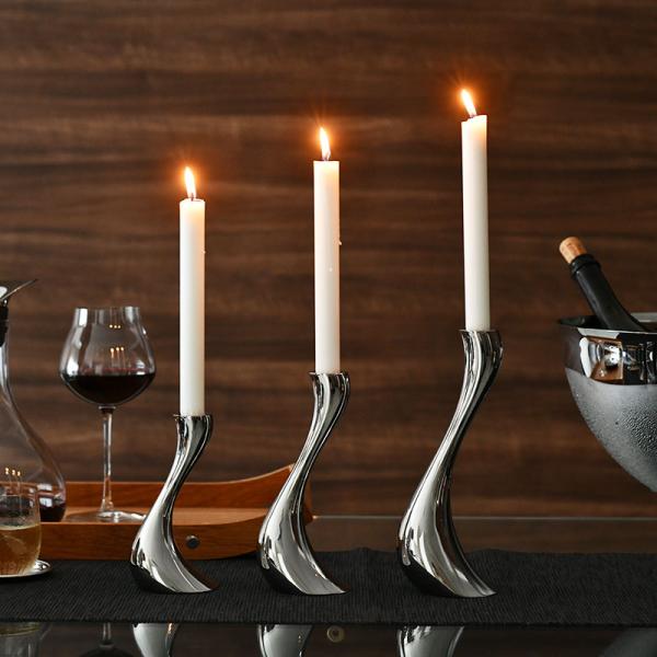 Georg Jensen ジョージジェンセン キャンドルホルダー 3本セット