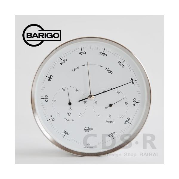 バリゴ 温湿気圧計 壁掛け用 シルバー BARIGO BG0350 プレゼント