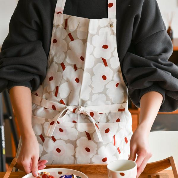 marimekko マリメッコ 日本限定 エプロン ミニ ウニッコ ライト