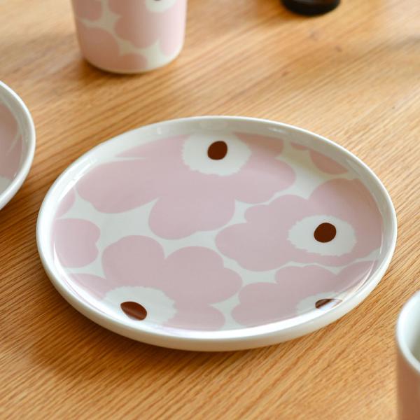 【24時間限定】新品未使用　マリメッコ ロッキ プレート　20cm(２枚売り) ◇フィンランド限定◇ marimekko×K-citymarket／LOKKIプレート