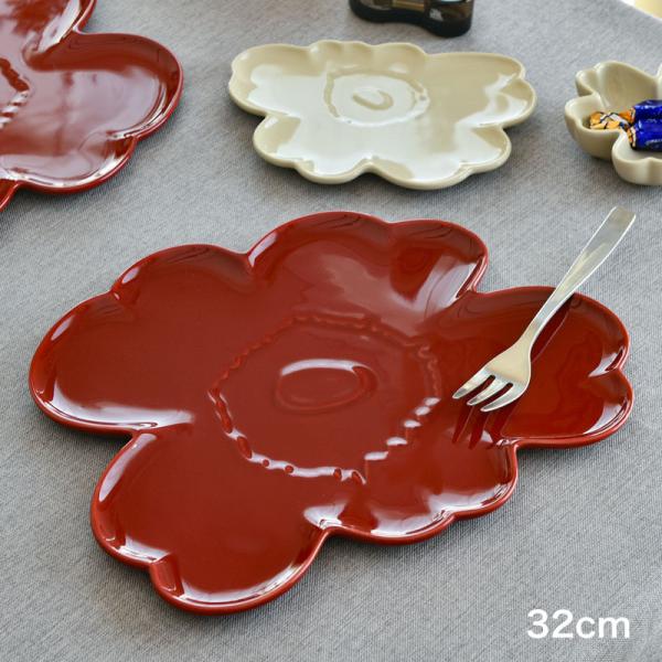 Unikko サービングプレート 32cm コバルト 2024AW】マリメッコ/ Unikko