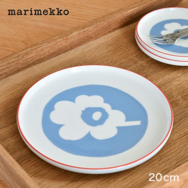 marimekko ウニッコプレート　ホワイト　② marimekko（マリメッコ） プレート 13.5cm ウニッコ ホワイト×ライト 食器