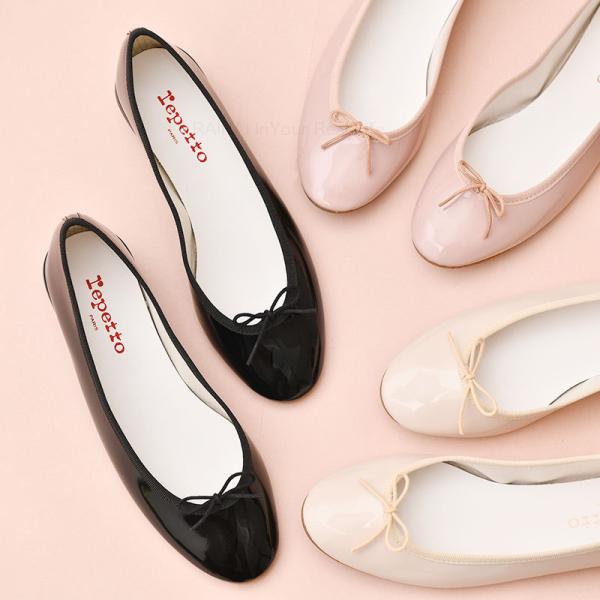 レペット repetto バレエシューズ 靴 レディース ブラック 黒 ピンク