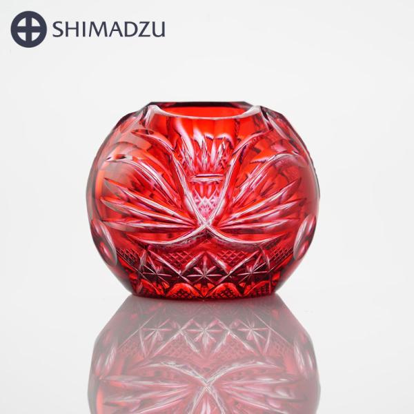 ※新品未使用品※島津薩摩切子　笑猫　金赤 薩摩切子 笑猫 金赤 島津薩摩切子 薩摩ガラス工芸 鹿児島 島津興業