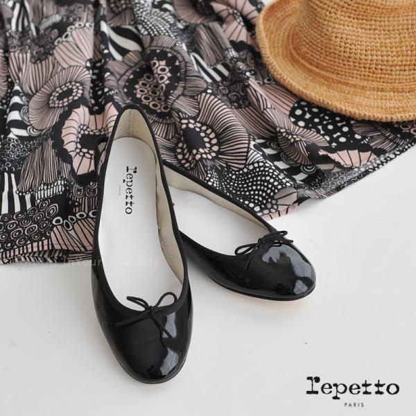はな♪美品✨repetto サンドリオン バレエシューズ エナメル 黒 楽天市場】レペット バレエシューズ サンドリオン repetto