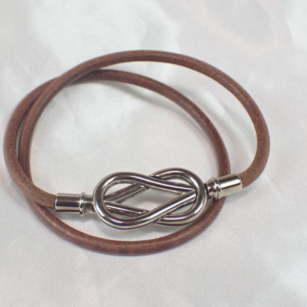 エルメス HERMES アタメ ブレスレット 2連 チョーカー ブレスレット