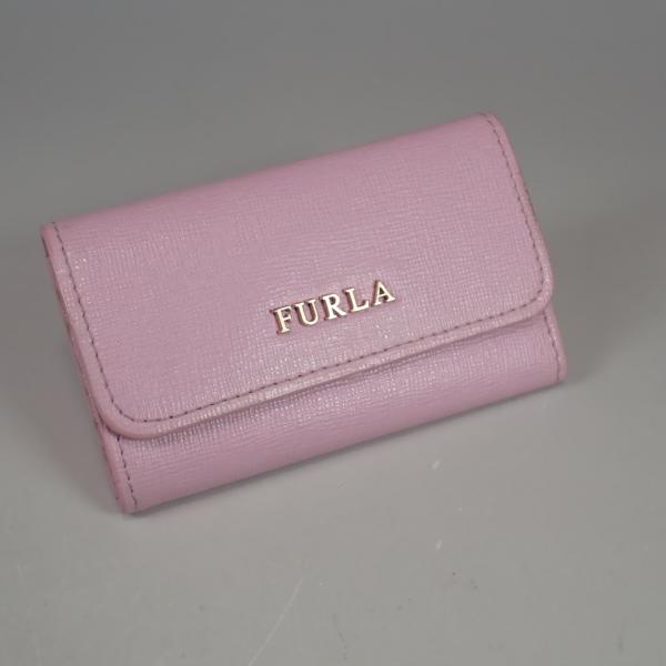 FURLA フルラ レディース キーケース キーホルダー 鍵掛け 6連 ピンク